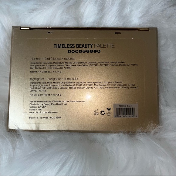 💄 City Color Cosmetics Timeless Beauty Blush & Highlighter Palette - Picture 7 of 9